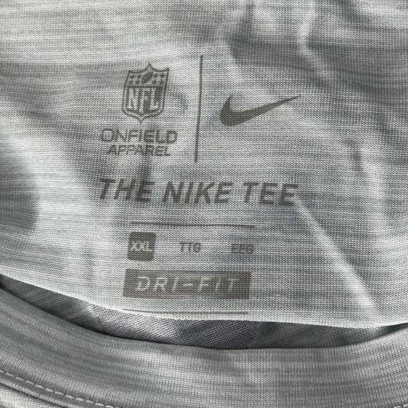 Nike Atlanta Falcons Dri-Fit On Field Apparel T-Shirt, XXL, Ash Color - Picture 5 of 5